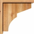 thumbnail image 3 of 6"W x 14"D x 14"H Monterey Rough Sawn Corbel w/Backplate, Western Red Cedar, 3 of 9