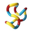 thumbnail image 2 of Tangle Jr. Classic Sensory Fidget Toy, Set of 3, Light Carnival, Blue Green, Yellow Orange, 2 of 4