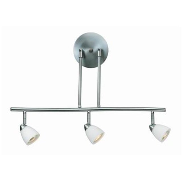 Cal Lighting SL-954-3-WH-MRU 3-Lights Serpentine, White & Mesh Rust