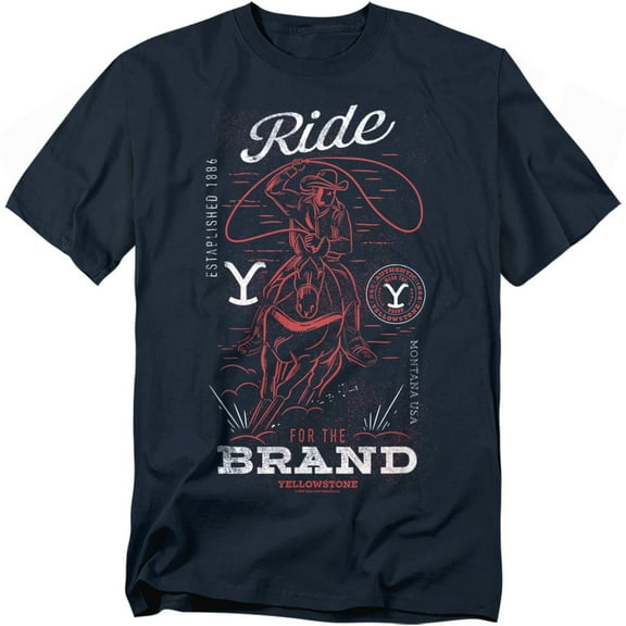 Yellowstone T-Shirt Ride For The Brand Cowboy Unisex Graphic Tee for Men & Women