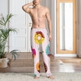 thumbnail image 6 of Lsque Donut Print Men's Pajama Pants, Lounge Pant - Comfortable Home Wear,Elastic Waistband, Stylish Design-X-Large, 6 of 9