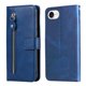 thumbnail image 3 of Estuche de Cuero PU con Cierre para iPhone 16e , Funda Protectora con Billetera y Correa, 3 of 5