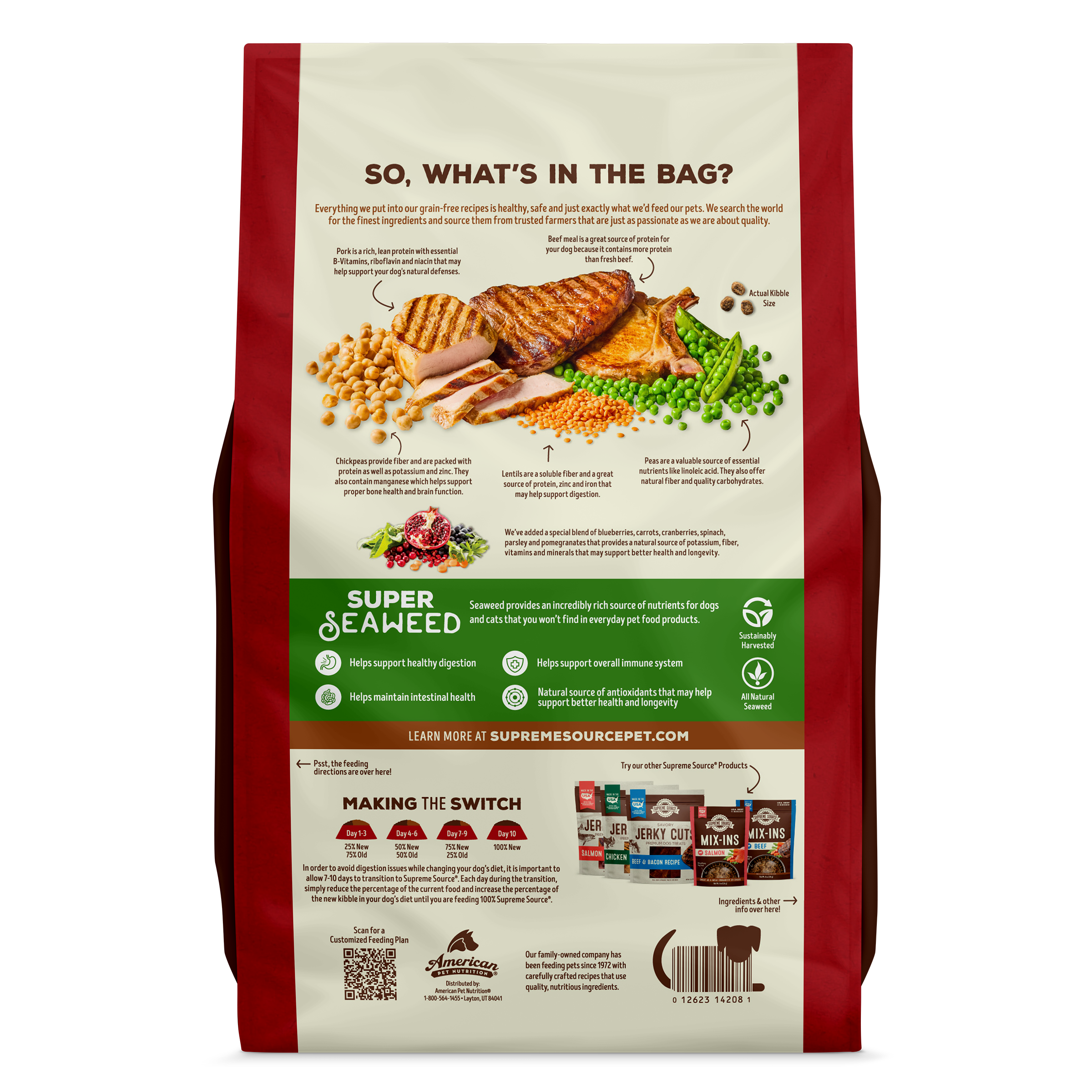 Supreme Source Pork, Peas & Wild Boar Grain-Free Dry Dog Food photo 2