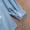 thumbnail image 5 of ZAXARRA Girl's Denim Outerwear Coat Long Sleeve Letter Print Button Down Top, 5 of 5