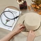 thumbnail image 3 of Cintas de cuero para sombreros estilo western (3 estilos). Cinta ajustable para sombrero vaquero con hebilla metálica. Cinta para sombrero de paja., 3 of 5
