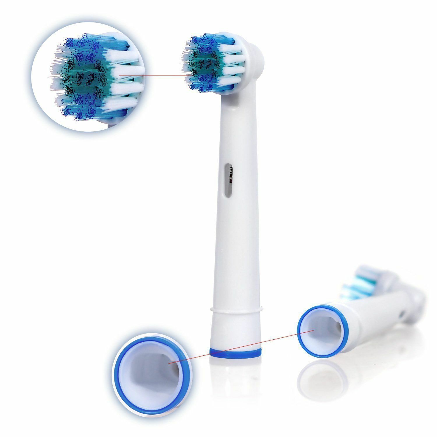 GENKENT Replacement Toothbrush Heads for Braun Oral-b (8 Pcs) - image 4 of 6