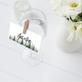 thumbnail image 4 of Koyal Wholesale Watercolor Pine Trees Woodland Forest Place Cards for Wedding Party Tables, Seating Place Cards, 60 Pk, 4 of 5