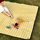 thumbnail image 2 of Sonducket Estera cómoda a prueba de humedad de tela con correas de cuero para picnics al aire libre Acrílico carpas Rejillas rojas y blancas 200*200cm, 2 of 6