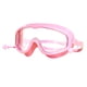 thumbnail image 1 of Gafas de natación para niños, montura grande, impermeables, bonitas gafas de natación profesionales para niños, niñas y niños, color rosa, 1 of 10