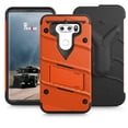 thumbnail image 4 of ZIZO BOLT Series LG V30 Case Military Grade Drop Tested with Tempered Glass Screen Protector, Holster LG V35 ThinQ Case ORANGE BLACK, 4 of 6