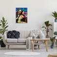 thumbnail image 3 of Stupell Industries Van Gogh & Mona Lisa Novelty Painting Gray Framed Art Print Wall Art, 24 x 30, 3 of 9