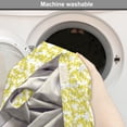 thumbnail image 6 of Floral Dog Crate Cover, Print of Scattered Mimosa Flowers on a Plain Background, Easy to Use Pet Kennel Cover Small Dogs Puppies Kittens, 7 Sizes, Avocado Green White, by Ambesonne, 6 of 6