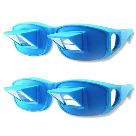 2pcs Prism Glasses for Reading in Bed Reading Prism Glasses, Light