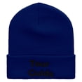 thumbnail image 5 of Your Favorite Tour Guide Embroidered 12 Inch Long Knitted Beanie - Royal OSFM, 5 of 5
