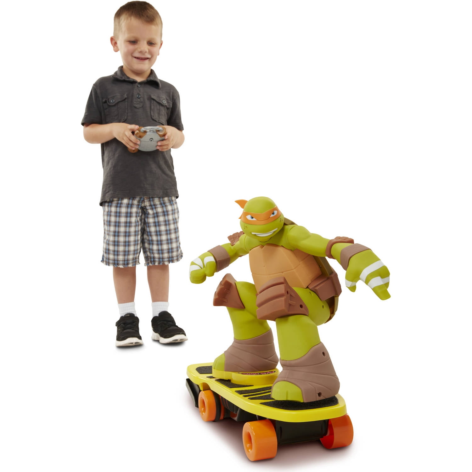 Vruchtbaar Chip gazon Teenage Mutant Ninja Turtles Remote Control Skateboarding Mikey, Walmart  Exclusive - Walmart.com