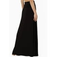 thumbnail image 4 of TheMogan Women's S~3X Casual Draped Jersey Foldable Waist Relaxed Long Maxi Skirt, 4 of 7