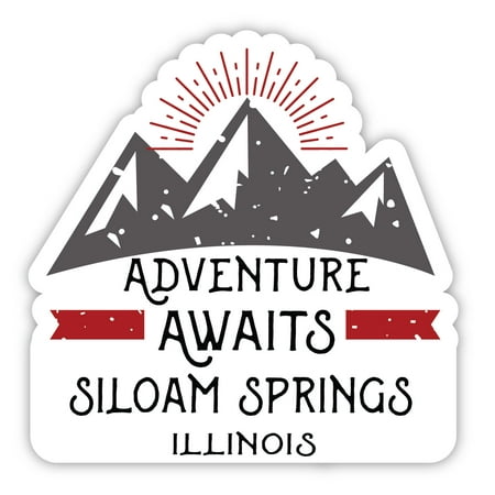 

Siloam Springs Illinois Souvenir 4-Inch Magnet Adventure Awaits Design
