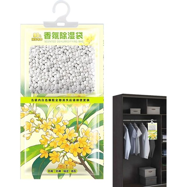 Closet Dehumidifier Moisture Absorber - Dehumidifier Bags Closet Moisture Absorber,Long Lasting Fragrant Moistureproof Packets, Absorb Excess Humid & Maintain Freshness