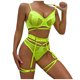 thumbnail image 1 of Sexy mujer Babydoll ropa interior malla perspectiva ropa de dormir íntima Tanga con liguero conjunto de lencería Fridja nalpqowj42251, 1 of 8