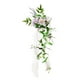 thumbnail image 2 of Respaldo de silla con flores, banco de silla, flores para decoración de arco de boda y recepción B 60cm x 15cm, 2 of 9