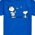 thumbnail image 3 of Peanuts - Snoopy Bubbles - Toddler & Youth Short Sleeve Graphic T-Shirt, 3 of 6
