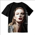 thumbnail image 4 of TayIor Sw1ft Chemises, Tylor Sw1ft Merch, Tylor Sw1ft, Chemises Blouse à Manches Courtes à Col Rond Imprimées Décontractées de Mode pour Femmes, T-Shirts Graphiques pour Amatrices de Musique pour Femmes TKFASHION Rose m, 4 of 4