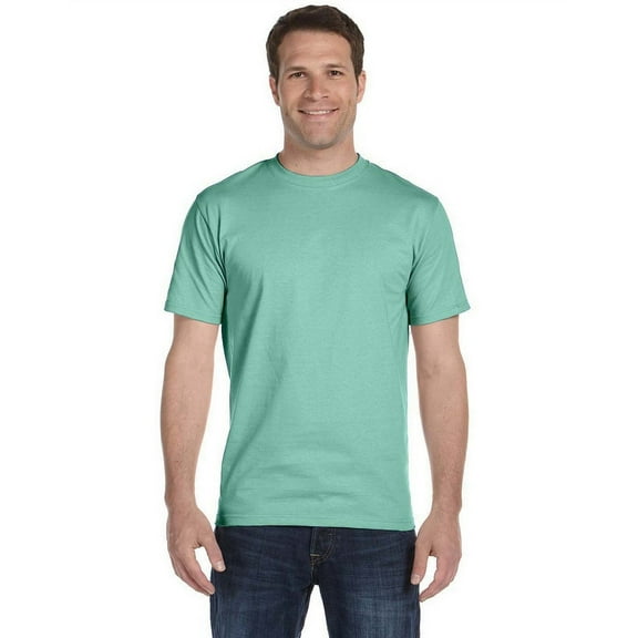 Hanes Mens Beefy-TÂ® Crewneck Short-Sleeve T-Shirt (Pack of 3) 3 Clean Mint