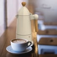 thumbnail image 1 of 3 Cup Stovetop Mokas Pot, Single Valve Aluminum Alloy Percolator Coffee Maker Brewer for Home Camping Use, 1 of 7