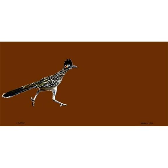 LP-1337 Roadrunner Offset Flat License Plates Tags