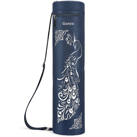 Gonex Yoga Mat Bag, Full-Zip Exercise Yoga Mat Carrier with 2 Cargo Pockets & Adjustable Shoulder Strap for Women Men