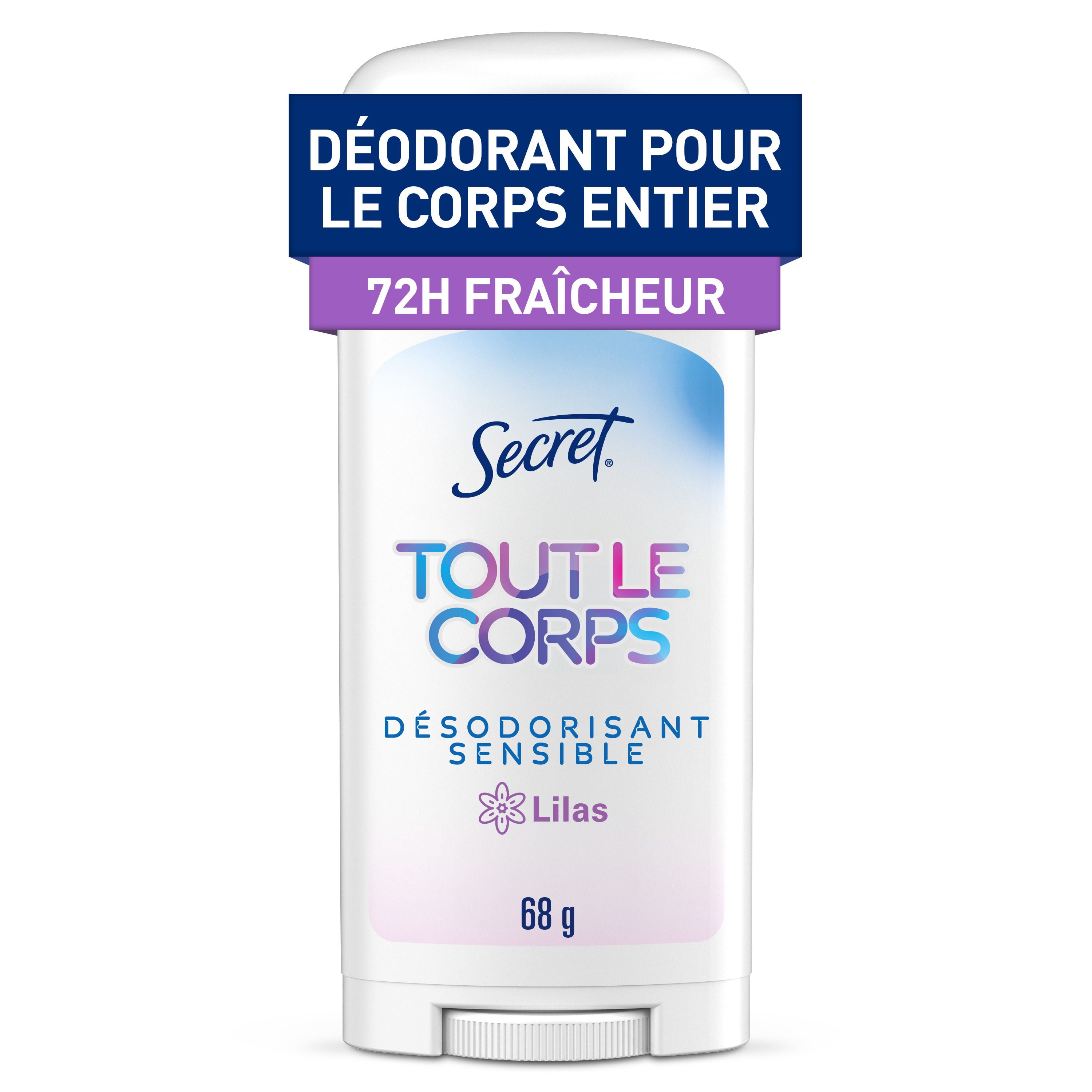 Secret Whole Body Stick Aluminum Free Deodorant for Women with notes of Fresh Lilac Waterlily, 68G