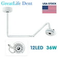thumbnail image 2 of GreatLife Dent USA Stock 36w 12 Bulbs Dental Brightness Ceiling Surgical Shadowless Lamp Light, 2 of 22