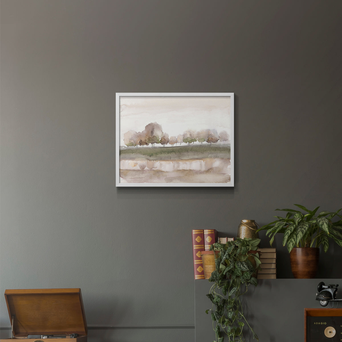 Soft Welcome Spring by Nan - Restickable Framed Giclée Print