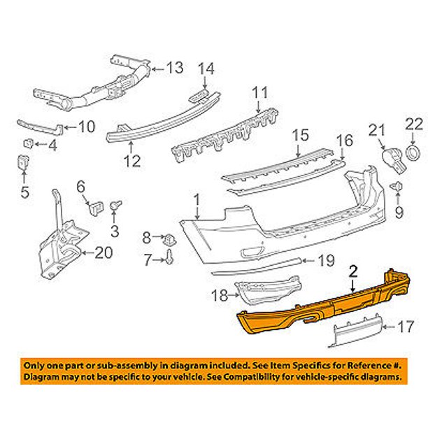 Jeep CHRYSLER OEM 2016 Grand Cherokee Rear BumperLower Cover