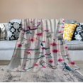 thumbnail image 2 of COMIO  Cherry Blossoms and Butterflies Throw Blanket Super Soft Plush Throw Blanket,, 2 of 6