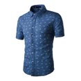 thumbnail image 1 of CamiEstampaFloral Botones Abajo ManCorPaHombre Azul Marino 52, 1 of 7