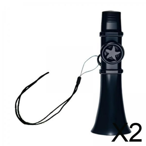 2 Kazoos Para Niños Y Adultos, Juguete Musical Suave Multiusos, Color Negro