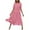 Pink, variant on Horkkom Dresses for Women Casual Loose Bohemian Dress Short Sleeve Long Maxi Dresses Summer Beach Tiered Flowy Dress