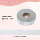 thumbnail image 3 of Uxcell 1-Pack Cinta de Sesgo Extra Ancha de Doble Pliegue, 1.2 Pulgadas x 55 Yardas Cinta de Satén para Coser/Colchar/Dobladillar [Blanco Plateado], 3 of 6