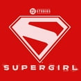 thumbnail image 2 of Girls Supergirl Official Shield White Logo T Shirt, 2 of 5