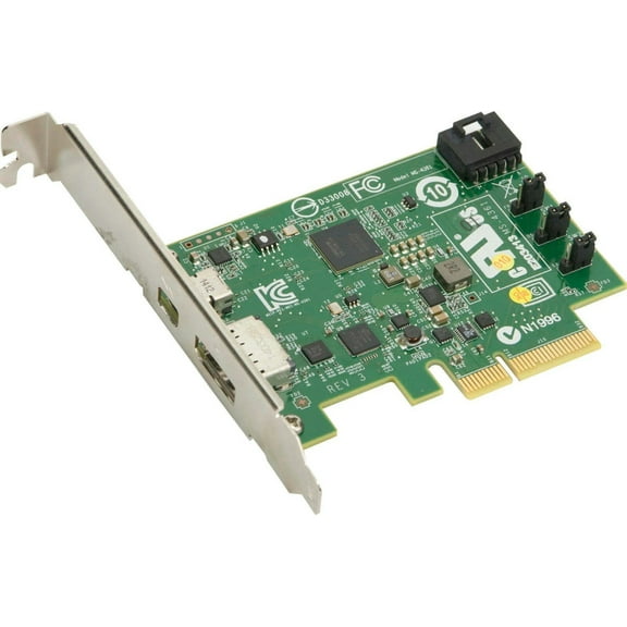 *NEW* Supermicro AOC-TBT-DSL5320 Thunderbolt 2 DSL5320 card w/ 12" DP CBL & 16" GPIO Cable