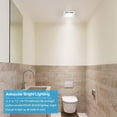 thumbnail image 6 of Bathroom Exhaust Fan with Light 110 CFM Quiet 6500K 800LM Household Ventilation Fan Light Combo, Energy Saving Ceiling Mount Bathroom Air extractor, Multipurpose Bath Extractor Easy to Install, 6 of 8