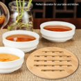 thumbnail image 2 of Whataatahia - Mantel individual redondo de bambú para tazas y platos, resistente al calor, L, 2 of 8