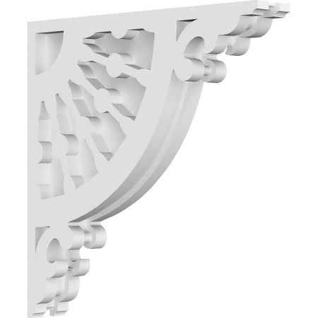 

1 7/8 W x 12 D x 12 H Wagon Wheel Architectural Grade PVC Corbel