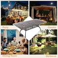 thumbnail image 5 of Outdoor Patio Dining Table - All-Weather Cast Aluminum 87" x 28.5“ Patio Rectangular Table with 2" Umbrella Hole for Balcony Lawn Garden Backyard, 5 of 5