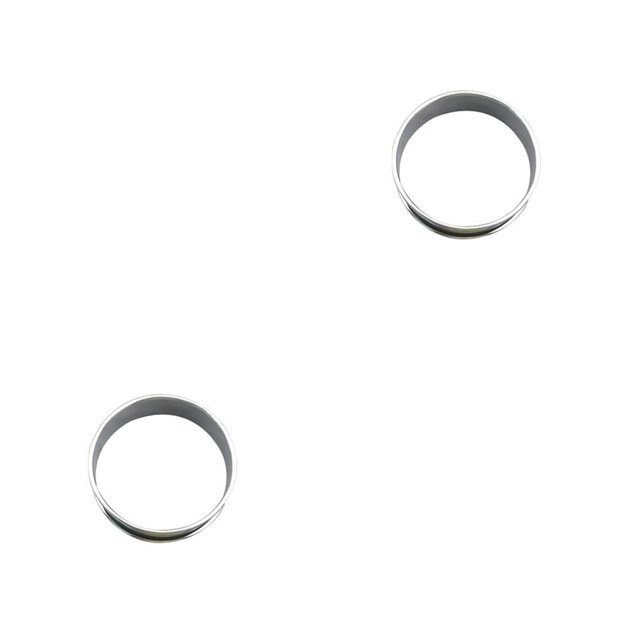 Moyic Molde de anillos para pasteles, de primera , práctico, fácil de usar, anillos de repostería, herramientas para hornear para casa, 8cm 2Conjunto