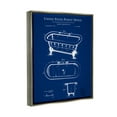 thumbnail image 3 of Stupell Industries Blue Bathtub Patent Blueprint Graphic Art Luster Gray Floating Framed Canvas Print Wall Art, Design by Karl Hronek, 3 of 9