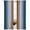 Blue, variant on Burnt Orange Brown Semi Sheer Window Curtains 84 Inches Long, Farmhouse Vintage Wooden Rod Pocket Voile Silky Chiffon Curtain Light Filtering Drapes for Living Room, Kitchen, 52"x84", 2 Panels