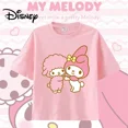 thumbnail image 3 of Camiseta de manga corta para niños y niñas de 3 a 14 años con linda melodía, de alta calidad, de algodón con dibujos animados de verano, 3 of 5