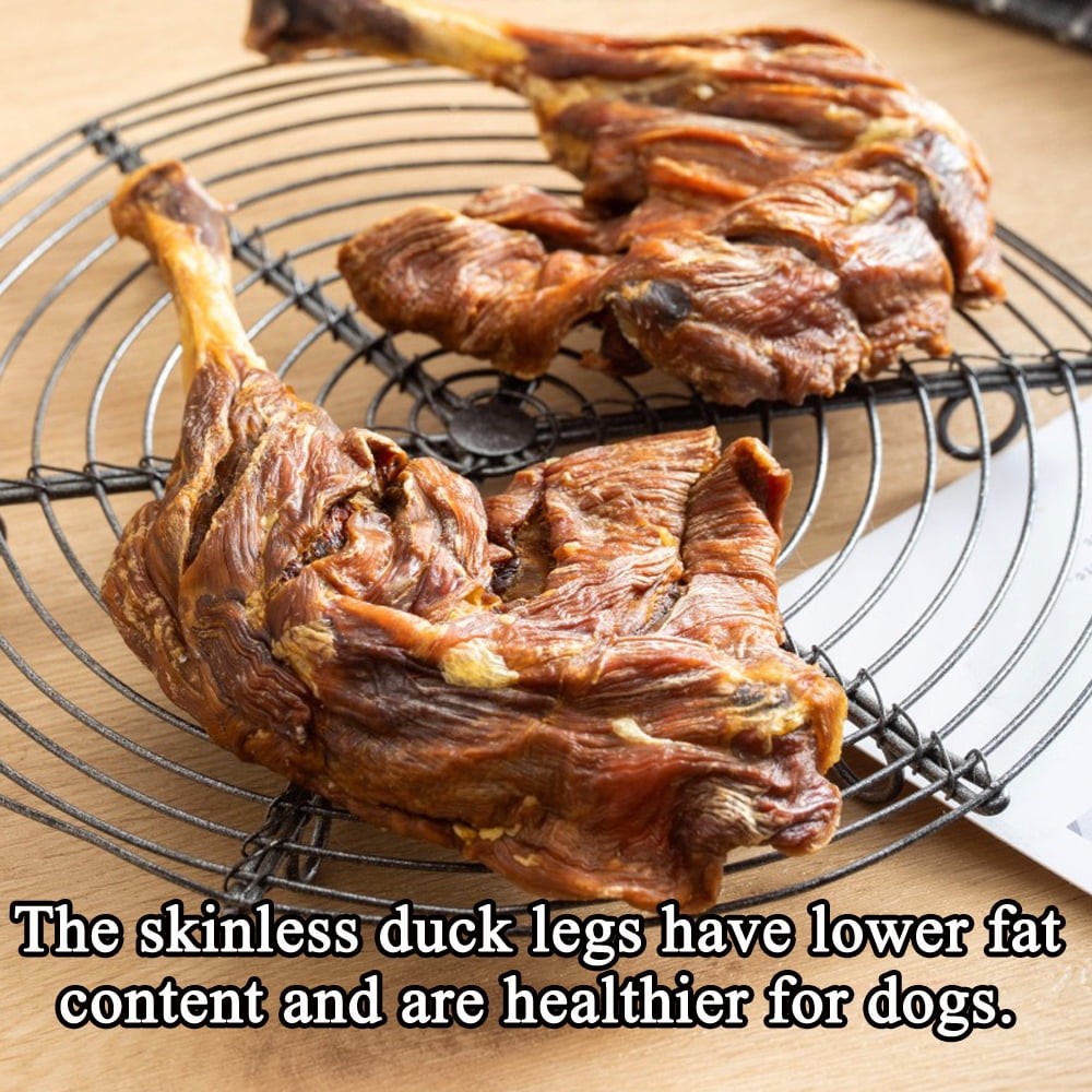 All Natural Dried Duck Leg Dog Treats for Small, Medium, & Large Dog - No Artificial Flavors, Healthy, High Protein Make the Perfect Positive-Reward Training Treats for Dogs.2pc